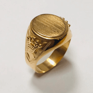 Sello Oval con Corona