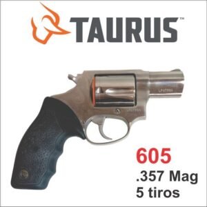 Revólver Taurus Cal. 357 MAGNUM RT605 INOX