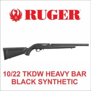 CARABINA RUGER CAL.22LR 10/22 TKDW HEAVY BAR BLACK SYNTHETIC (21133)