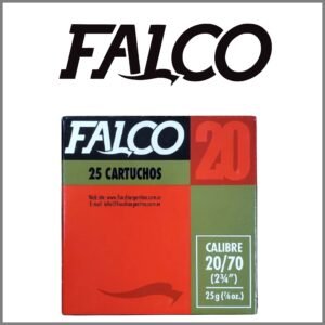 CARTUCHO FALCO CAL 20 25GR X 25 Munición 1/3/5/7.5/8
