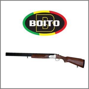 ESCOPETA CAL 36 BOITO MIURA SUPERPUESTA CAÑO 26 E/M-MONOG. BASCULA NEGRA-BANDA VENT.STD CULATA/CHIMAZA CAZADORA MADERA-CH FIJO." A.2954-36