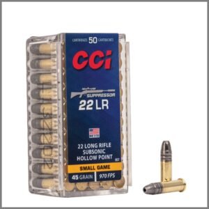 MUNICION CCI CAL 22LR M.957 SUPPRESSOR 45(X50) A.20728