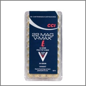 MUNICION CCI CAL 22MAG M. 73 V-MAX 30GR (X50) A.20732