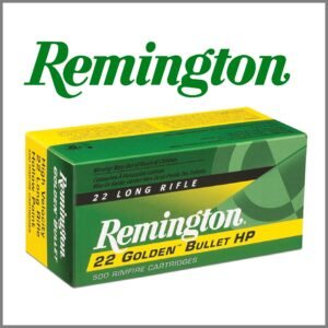 MUNICION REMINGTON CAL 22LR. HP Golden Bullet COBREADA AV 36GR. 1622 / X50 A.21008