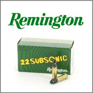 MUNICION REMINGTON CAL 22LR. PH SUBSONIC (BAJA VEL.) - 38GR. HP -SB22HP/X100 A.21141