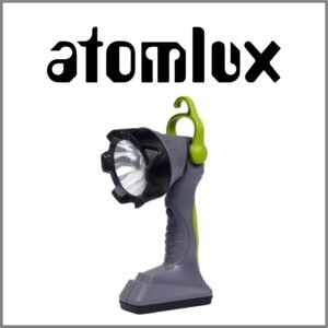 ATOMLUX - LINTERNA TÁCTICA LED + ESTACIÓN DE CARGA USB MOD.8020