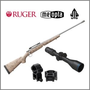 FUSIL CAL 308 RUGER M77 HAWKEYE P.M. 22" (57154) A15098 + MIRA MEOPTA MEOHUNTER R5 3-15X50 RD SFP4C + ANILLAS UTG